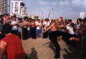 Isaaci taking off for a Parafuzo
